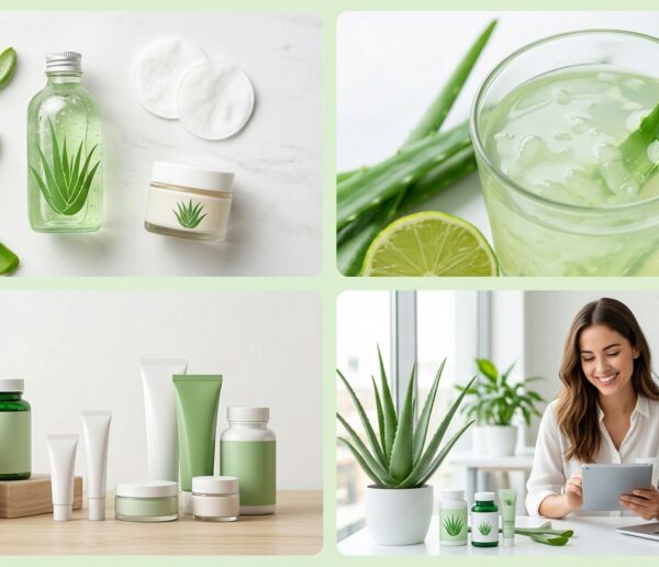Routine beauté à l'Aloe Vera pour une peau éclatante